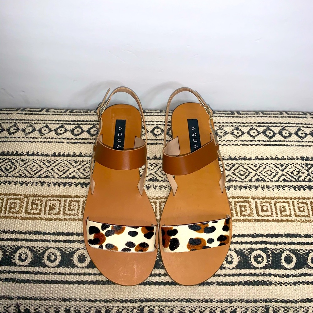 AQUA Sam Strappy Sandals - Picture 2 of 5